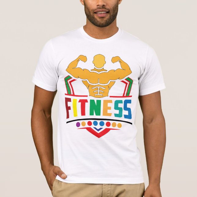 T-shirt Fitness Lifestyle – Train Hard Stay Strong (Devant)