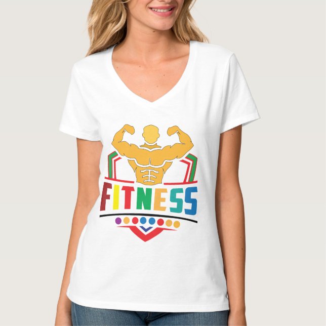 T-shirt Fitness Lifestyle – Train Hard Stay Strong (Devant)