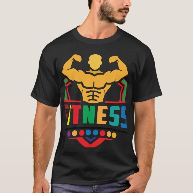 T-shirt Fitness Lifestyle – Train Hard Stay Strong (Devant)