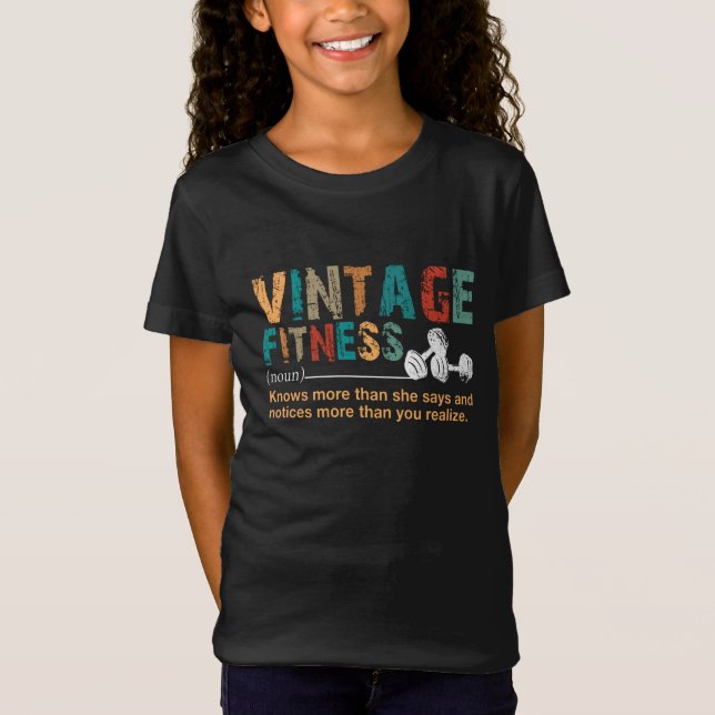 T-Shirt Fitness Lover|Citation de définition de condition  (Devant)