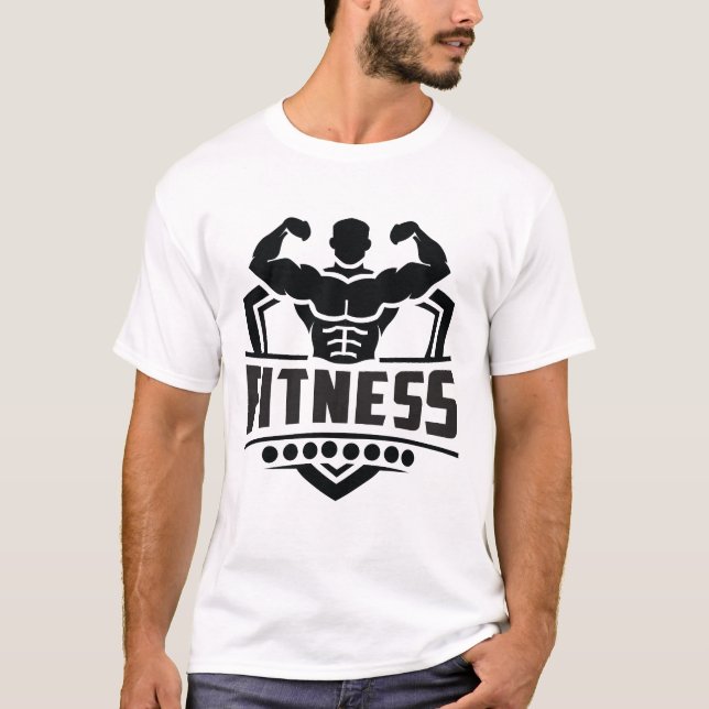 T-shirt Fitness Motivation Graphic | Strong & Active Life (Devant)