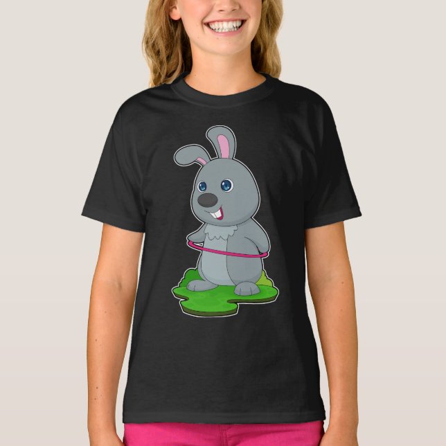 T-shirt Fitness Rabbit Gymnastique Sports (Devant)