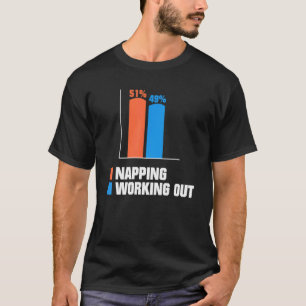 T-shirt Fitness Sleep Home Entraînement Bodybuilding Motiv