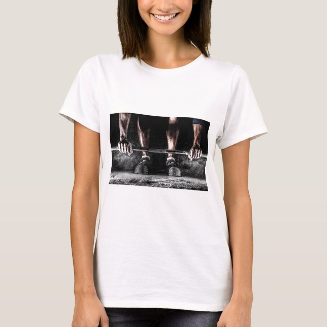 T-shirt Fitness Weightlifting Gym entraînement (Devant)