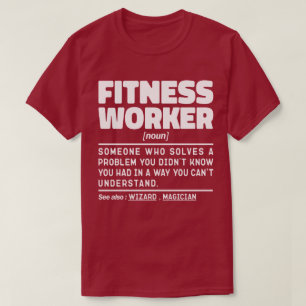T-shirt Fitness Worker Noun Gym Propriétaire Sport amoureu