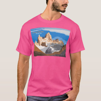 T-shirt Fitz Roy Patagonie Chili Argentine Actif