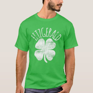 T-shirt Fitzgerald Nom de famille correspondant à la St. P