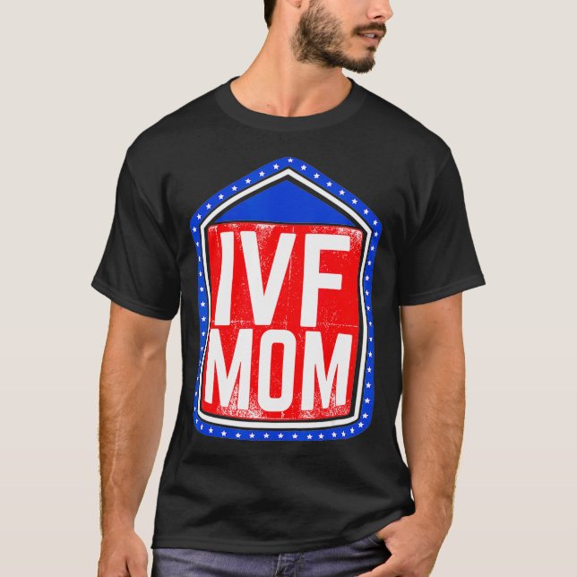 T-shirt FIV Guerrier cadeau États-Unis drapeaux mamans Tra (Devant)