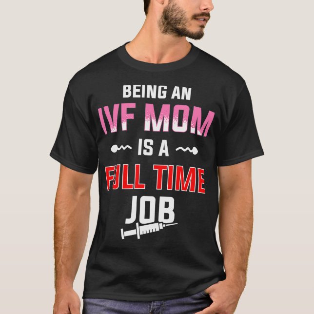 T-shirt FIV Guerrier cadeau Maman Temps plein Transfert Jo (Devant)