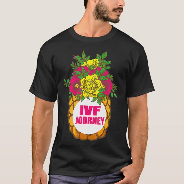 T-shirt FIV Guerrier cadeau papa maman Fleurs Transfert Jo (Devant)