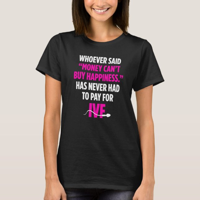 T-shirt FIV Guerrier Transfert d'argent Jour Infertilité (Devant)