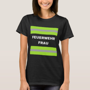 T-shirt Fixation Kostüm Kinder Feuerwehr Frau Karneval