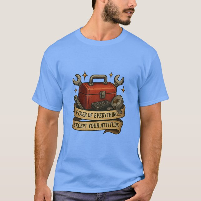 T-shirt Fixer de tout Tattoo Boîte à outils Tee (Devant)