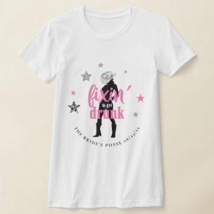 T-shirt Fixin' The Posse Disco Enterrement de Vie de Jeune