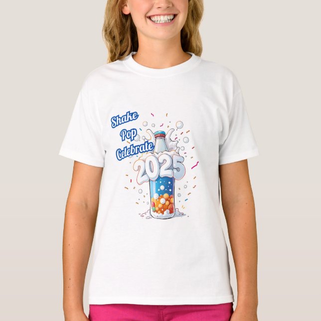 T-shirt "Fizzing into 2025" (Devant)