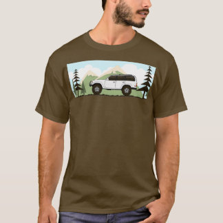 T-shirt fj80 Land Cruiser rétro