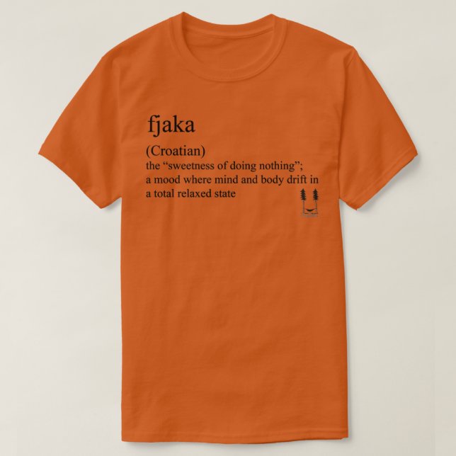T-shirt fjaka Coatian (Design devant)