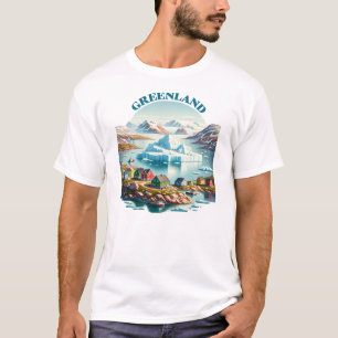 T-shirt Fjord du Groenland