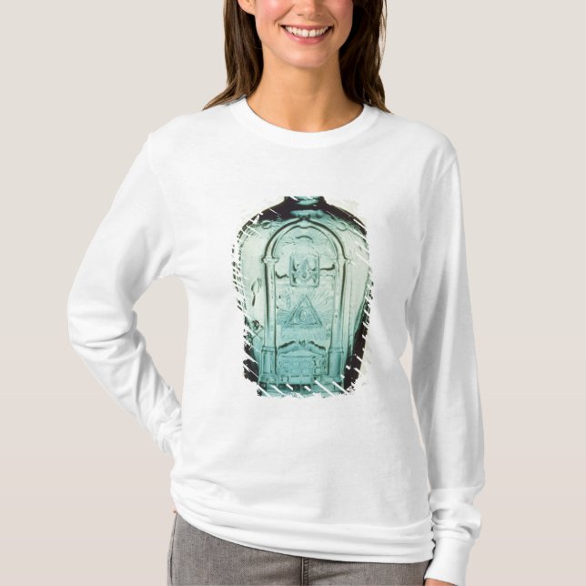T-shirt flacon maçonnique Moule-soufflé (Devant)