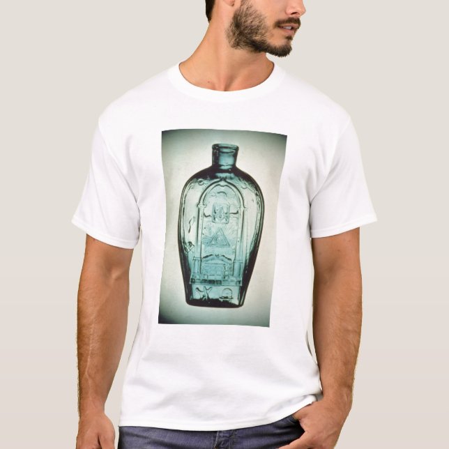 T-shirt flacon maçonnique Moule-soufflé (Devant)