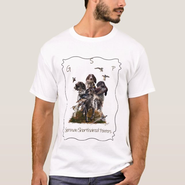 T-shirt Flacon pointeur germanique (Devant)