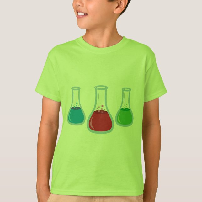 T-shirt Flacons de la Science (Devant)