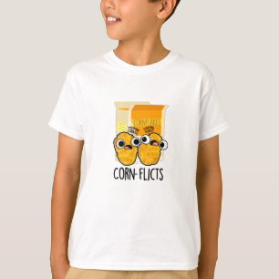 T-shirt Flacons de maïs amusant Flakes Pun