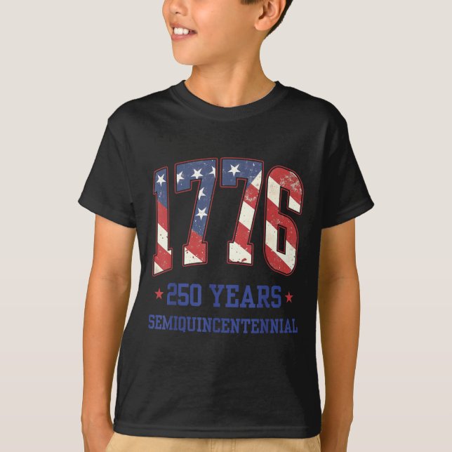T-shirt Flag 250 Years 1776-2026 250th Birthday Anniversar (Devant)