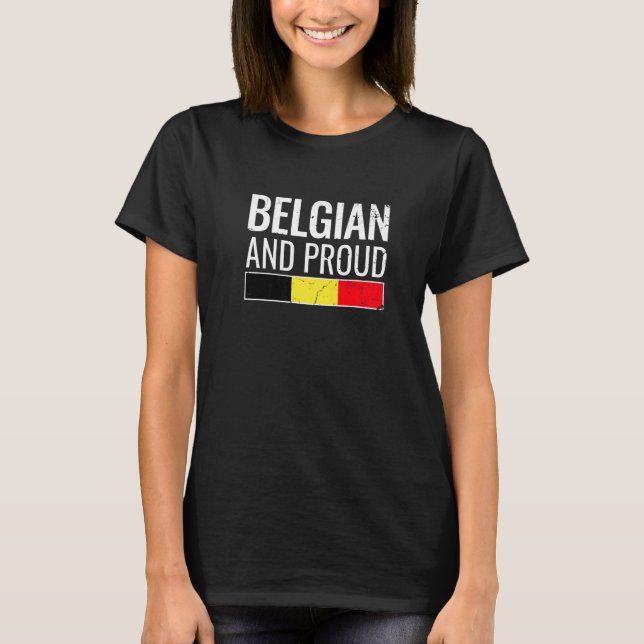 T-shirt Flag belge (Devant)