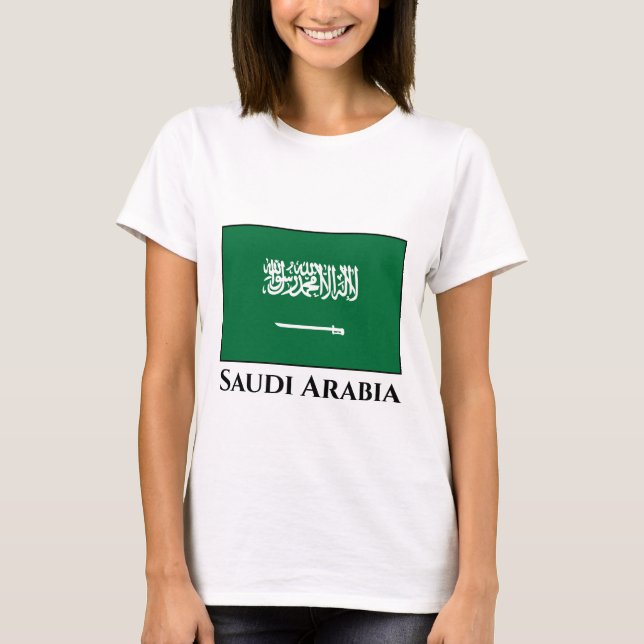 T-shirt Flag d'Arabie saoudite (Devant)