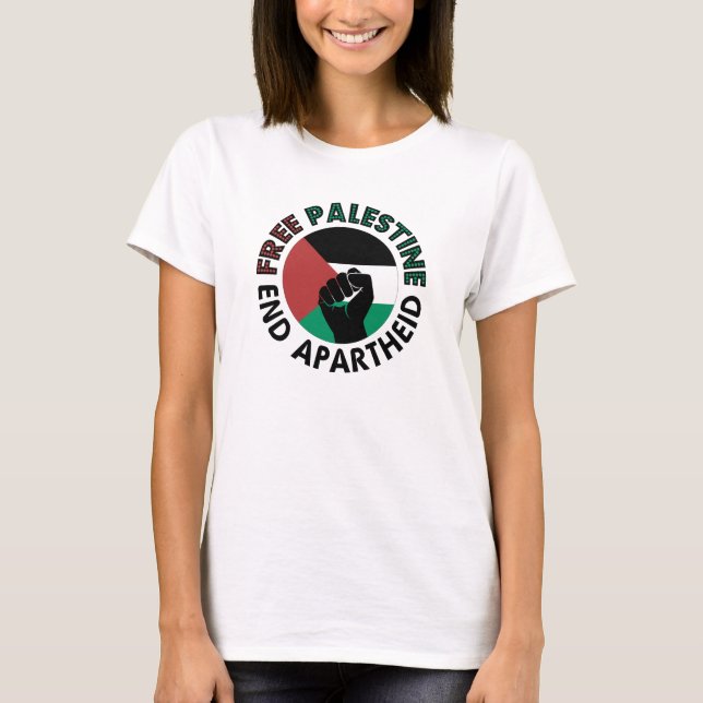T-shirt Flag de la Palestine (Devant)