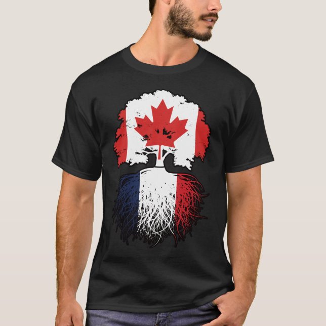 T-shirt Flag des Trois Canadiens Canada (Devant)
