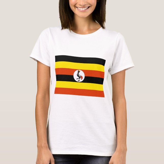 T-shirt Flag d'Ouganda (Devant)