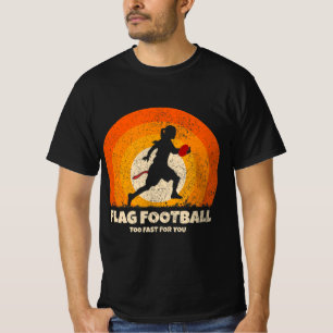 T-shirt Flag Football Girls Women Fast pour vous sur le pi