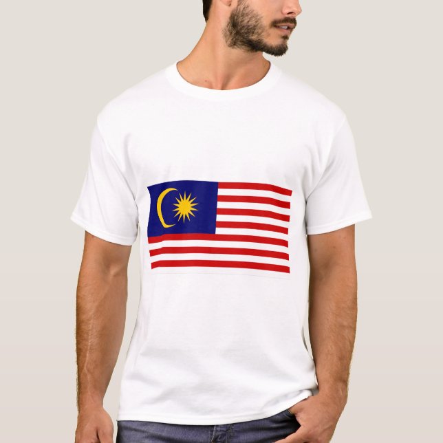 T-shirt Flag malaisien (Devant)