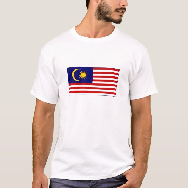 T-shirt Flag malaisien (Devant)