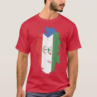 T-shirt Flag of Equatorial Guinea Tee Tees T T