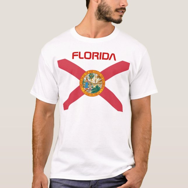 T-shirt Flag_of_Florida_svg, la FLORIDE (Devant)