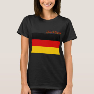 T-shirt Flag of Germany custom-cut