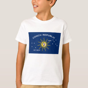 T-shirt Flag of the Conch Republic, Flag of Key West