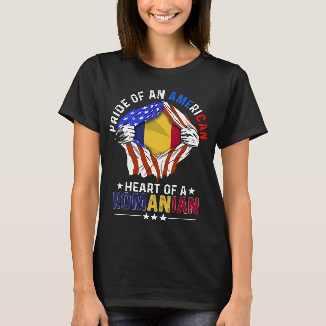 T-shirt Flag romanian (Devant)