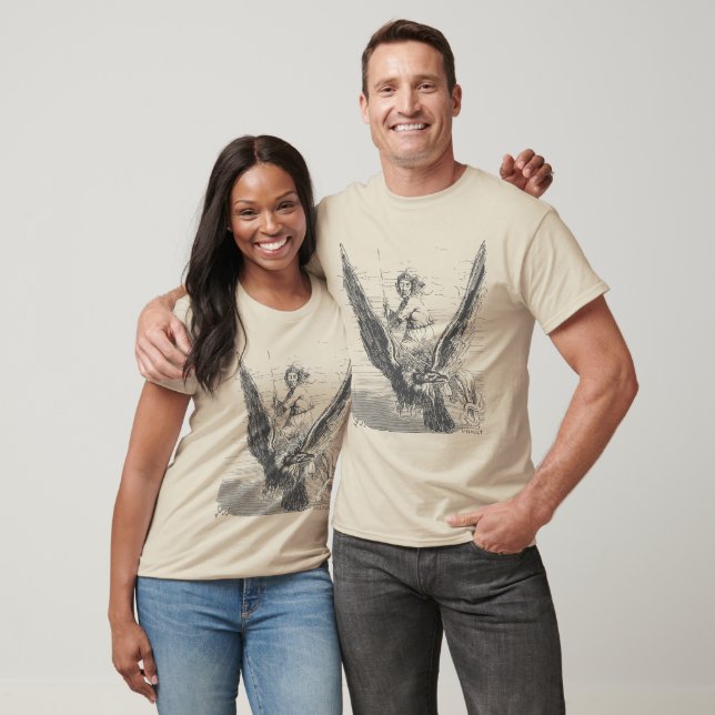 T-shirt Flaga Demon Eagle Ride of Destiny (Unisexe)