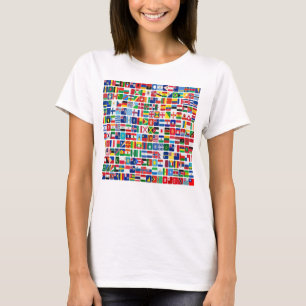 T-shirt Flags de la nation World All Countries