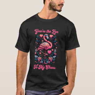 T-shirt Flamant Drôle Vous êtes Le Zen À Mon Chaos Relaxez