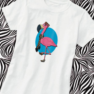 T-Shirt Flamant Élégant