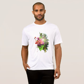 T-shirt Flamant et tu fleuris