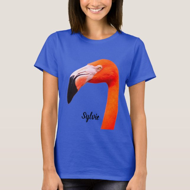 T-shirt "Flamant heureux"  (Devant)