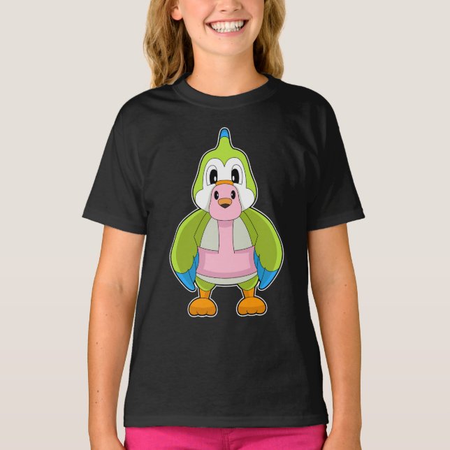 T-shirt Flamant perroquet (Devant)