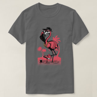 T-shirt Flamant rose