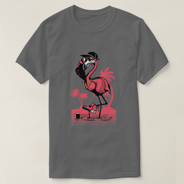 T-shirt Flamant rose (Design devant)
